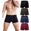 wirarpa Mutande Boxer Uomo Microfibra Pacco da 4 Elasticizzati Underwear Tinta Unita Taglia S
