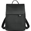 Zwei Zaino da donna Mademoiselle.M MR13 da 7 litri, scomparto imbottito per laptop, chiusura magnetica, scomparto principale con cerniera, imbottitura posteriore, classico ed elegante, Nero nabuk