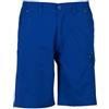 Siry Work Bermuda Uomo Cargo da Lavoro in Cotone e Elastan, Leggero, Elasticizzato, Resistente all'Usura, Cuciture Triplo ago, Taschino Porta Monete e Porta Metro (Blu Royal-M)