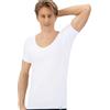 Fibershirts® Maglia Anti Sudore - T-Shirt Contro Le Macchie di Sudore - Canotta Antisudore - con ArmPads PRO e Trattamento Silver - Uomo - Scollo a V Profondo