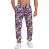 Woerexker - Pantaloni da jogging da uomo, divertenti, con stampa 3D, pantaloni sportivi casual, con coulisse, pantaloni atletici, Teschio, L