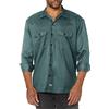 Dickies - Camicia a maniche lunghe uomo, Verde (Lincoln Green), XL