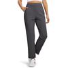 Libin Pantaloni Tuta Golf Donna Sportivi 7/8 Jogger 25 Grigio Scuro S