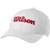 Wilson Men's PRO Tour Golf Hats Cappello, Bianco/Rosso, Taglia Unica Uomo