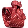 Avantgarde - Cravatta Uomo Bordeaux a Pois Bianchi Cravatte a Pallini Seta Varie Slim M Italy, Colore: Rosso Bordeaux, cm 7