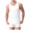 Liabel Canotta Intima Uomo 100% Cotone Filo di Scozia Canottiera Intima Uomo 03050 223 (3 Pezzi Bianco, XL)