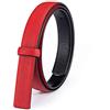 Vatee's Cinturino reversibile di ricambio in vera pelle per gli uomini/donne regolabile senza fibbia 2.5cm/2.9cm ampio