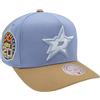 Mitchell & Ness NHL Blue Kaki - Berretto da basamento Pro Crown Fit | con chiusura Snapback regolabile, Dallas Stars, Taglia unica