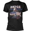 Plastichead Bruce Springsteen Tour 84-85 T-Shirt Unisex - Adulto (Pacco da 1)