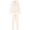 EA7 Emporio Armani Tuta Donna Evolution in jersey di misto viscosa stretch con cappuccio 8NTV51TJ9RZ (IT, Testo, M, Regular, Regular, Beige)