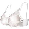 LeeQinersw Reggiseno per Protesi Mammarie per Drag Queen Reggiseno per Mastectomia, bianca, 34-75D
