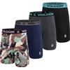 Volcom Boxer da uomo in poliestere spandex ad alte prestazioni boxer slip intimo, Medium