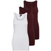 Vero Moda Vmmaxi My Soft - Canottiera Lunga, Confezione da 2 Parte Superiore Donna