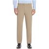 Van Heusen Men's Flex Straight Fit Flat Front Pant, Khaki, 29W x 30L