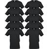 Gildan G5000 - Maglietta da uomo, in cotone pesante, confezione da 10, (Nero)*, L