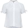 Guess W72H60W8CH0 Camicia, Donna, Bianco (True White), 44 (Taglia Produttore: L)
