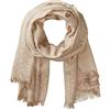 Calvin Klein Lightweight Pashmina Scarf With Tonal Logo Pattern Scialle Pashmina Donna