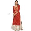 INDACORIFY - Meravigliosa kurti indiana con ricami e sharara per ragazze e donne, abito festivo da party e ufficio, multicolore, L