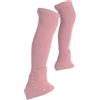 JISADER Accessori per pattinaggio artistico Scaldamuscoli lunghi e calzini senza piede, Rosa