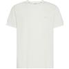 SUN68 Uomo T-Shirt in Piquet di Cotone Bianco