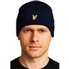 Lyle & Scott CAPPELLO Uomo LYLE & SCOTT 1874 HE2313A COTTON BEANIE Z271 DARK NAVY