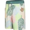 Hurley Pull on Swim Trunks Costume a Pantaloncino, Palme Avorio Pallido, 7 Bambini e Ragazzi