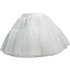 CarpNettore Sottogonna Bianca per Abiti Da Sposa E Da Festa, 35 Cm