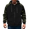 tacniseyw Felpe con cappuccio da uomo felpa sportiva con cappuccio con stampa mimetica pullover in pile con zip intera invernale oversize felpa con cappuccio felpa con cappuccio da lavoro loungewear