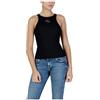 GUESS Canotta Donna - Nero Modello W6RP39KD092 Body SL Round Nk Guendalina Top -