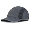 Zylioo Berretto da corsa pieghevole XXL oversize per testa grande, cappello da baseball leggero ad asciugatura rapida, berretto sportivo ripiegabile per uomo e donna, Grigio scuro, XL/XXL