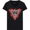 GUESS Donna T-Shirt Manica Corta W6RI23J1314 Cotone Nero S