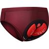 Perfeclan Intimo da bici MTB, slip da bicicletta Slip da imbottiti da uomo per accessori da per bici pieghevoli