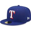 New Era Texas Rangers MLB AC Performance EMEA Blue 59Fifty Basecap - 7 5/8-61cm (XL)