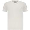 Ellesse Small Logo - T-Shirt Uomo 100% Cotone Ispirata al Tennis - Grafica Ricamata - Collo in Rib - vestibilità Reg (IT, Testo, XL, Regular, Regular, Bianco)
