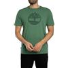 Timberland Uomo T-Shirt con Logo Ad Albero, Green, XXL