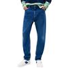 Tommy Jeans Uomo Jeans Isaac Relaxed Tapered Fit, Blu (Denim Dark), 36W/32L
