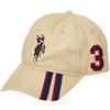 U.S. Polo Assn. Concept One Berretto da Baseball Regolabile con Strisce diagonali, Cachi, Taglia Unica