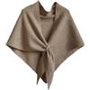 Upbull Scialle Pashmina Avvolge Donne Scialli Lavorati A Maglia e Avvolge Cardigan Mantello Lana Cashmere Spalla Top Maglione Scialle Sciarpa 2025, Cachi, taglia unica