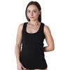 New Day intimo eccezionale Set da 3 Canotte Donna Cotone Caldo Spalla Larga, Canottiere Intime Felpate | Canotta con rifinitura in pizzo macramé o bordo in raso, Canottiera termica invernale, intimo femminile , bianca o nera