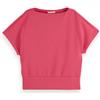 Scotch & Soda Tencel - Felpa Senza Maniche, Electric Pink 641, M