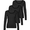 Vero Moda Vmmaxi My LS Soft Uneck Ga Noos Maglia a Maniche Lunghe Donna (Pacco da 1)