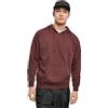 Urban Classics Overdyed Hoody, Felpa con Cappuccio, Uomo, Rosso (Cherry), S
