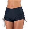 FLADY Costume da bagno per il ciclo mestruale per donne e ragazze adolescenti - pantaloncini da bagno a tenuta stagna con mutandina per il ciclo integrata - bikini nero a vita alta - costume da bagno da