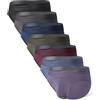 DAVID ARCHY Slip Boxer Uomo Modal con Patta Marsupio Separato Microfibra Multipack Mutande Funzione Doppie Tasche Intimo