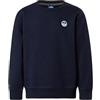 NORTH SAILS Felpa Bambino in Cotone Organico con Patch Logo