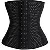 IOEUIWP Pancera Contenitiva Donna Modellante E Traspirante - Fascia Addominale Post Parto Operatoria Regolabile(Black,XS)