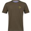 Aeronautica Militare T-Shirt Girocollo Basica a Manica Corta (Chestnut Brown) M