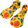 UxicRuya Scarpe Da Clown per Adulti, Scarpe Arcobaleno, Oggetti di Scena in Pelle PU, Decorazioni per Feste di Natale, Costumi per Feste di Natale per Adulti