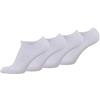 Tom Tailor - Calzini Corti opache, pacco da 4, unisex, Bianco (Weiß (white - 660)), 39/42