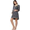 Be Mammy Camicia da Notte Premaman Funzione Allattamento BE20-176